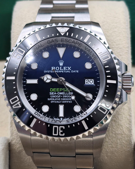 2022 Rolex Sea-Dweller Deepsea "James Cameron" 44MM Blue Dial Oyster Bracelet (136660)