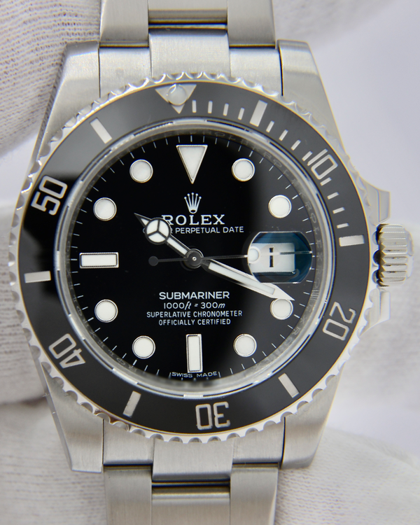 2017 Rolex Submariner Date 40MM Black Dial Oyster Bracelet (116610LN)
