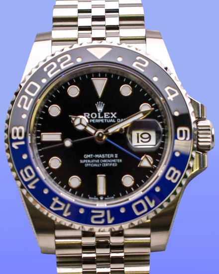 2025 Rolex GMT-Master II "Batgirl" 40MM Black Dial Jubilee Bracelet (126710BLNR)
