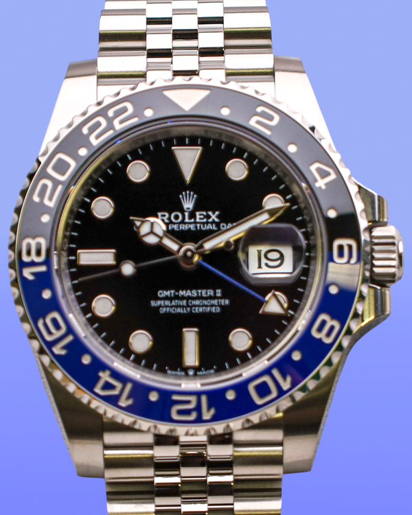 2025 Rolex GMT-Master II "Batgirl" 40MM Black Dial Jubilee Bracelet (126710BLNR)