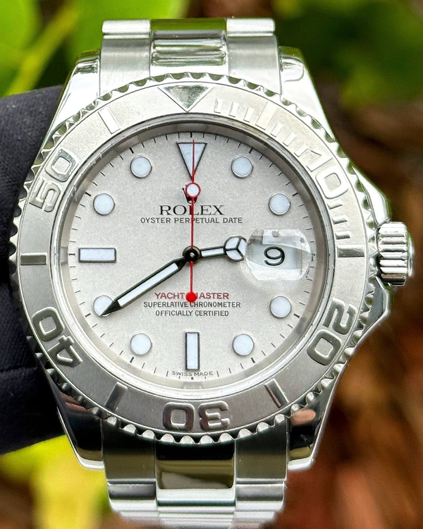 2002 Rolex Yacht-Master 40MM Silver Dial Oyster Bracelet (16622)