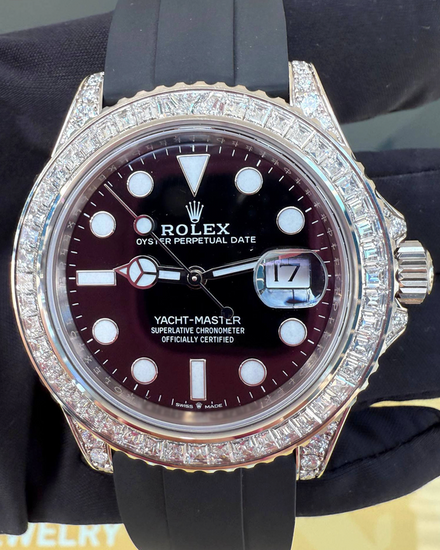 2022 Rolex Yacht-Master 42MM Black Dial Oysterflex Strap (226679TBR)