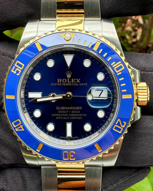 2018 Rolex Submariner Date "Bluesy" 40MM Blue Dial Two-Tone Oyster Bracelet (116613LB)