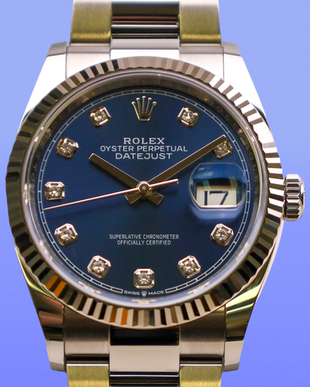 2020 Rolex Datejust 41MM Blue Dial Oyster Bracelet (126234)