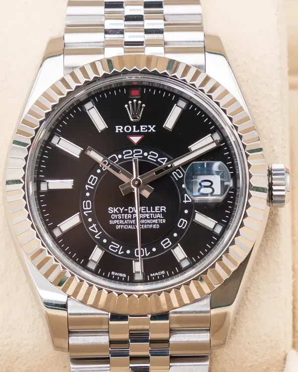 2018 Rolex Sky-Dweller 42MM Black Dial Oyster Bracelet (326934)