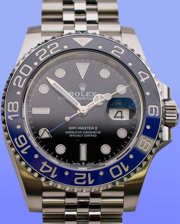 2025 Rolex GMT-Master II "Batgirl" 40MM Black Dial Jubilee Bracelet (126710BLNR)