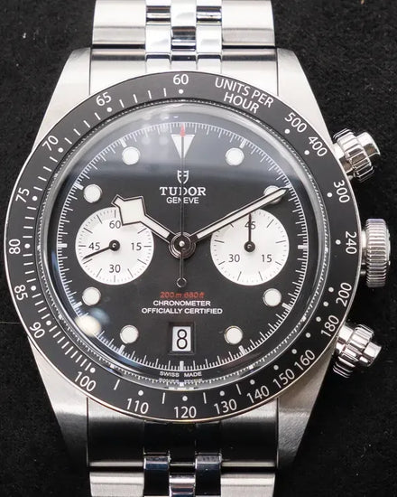 2025 Tudor Black Bay Chrono 41MM Black Dial Steel Bracelet (79360N)