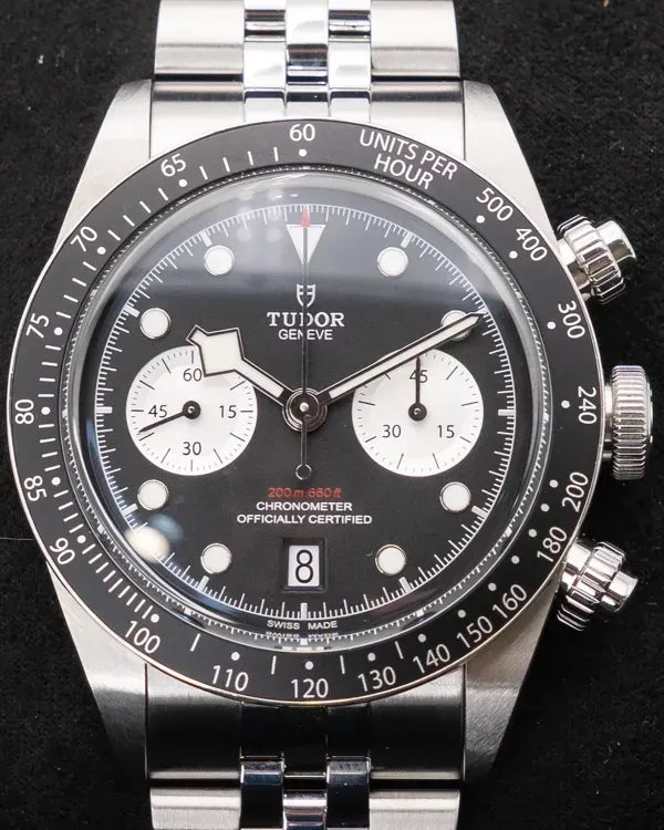 2025 Tudor Black Bay Chrono 41MM Black Dial Steel Bracelet (79360N)