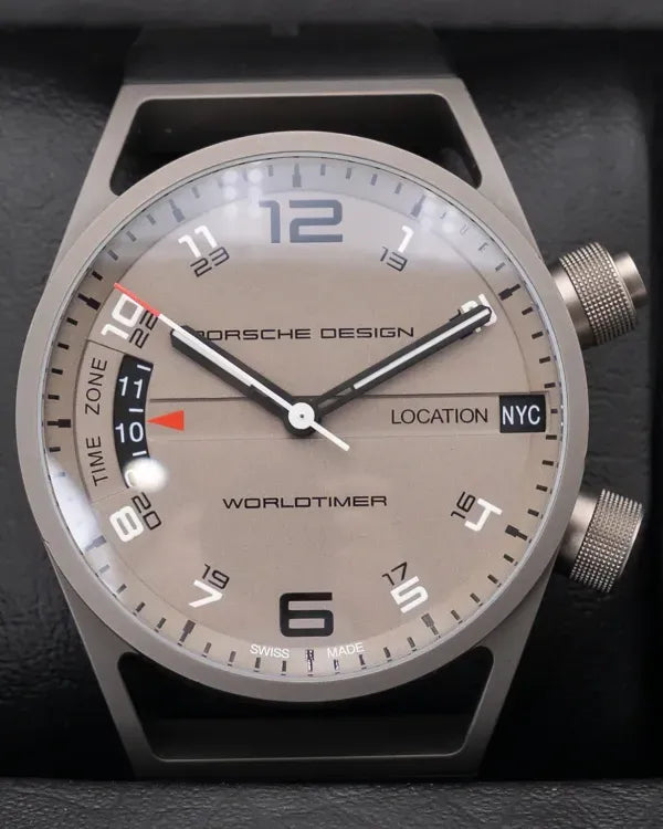 2024 Porsche Design Worldtimer 45MM Brown Dial Rubber Strap (P.675010241180)