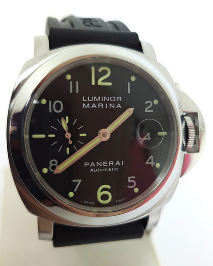 Panerai Luminor Marina L.E. 44MM Black Dial Rubber Strap (PAM00104)