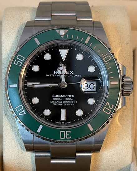 2022 Rolex Submariner Date "Starbucks" 41MM Black Dial Oyster Bracelet (126610LV)