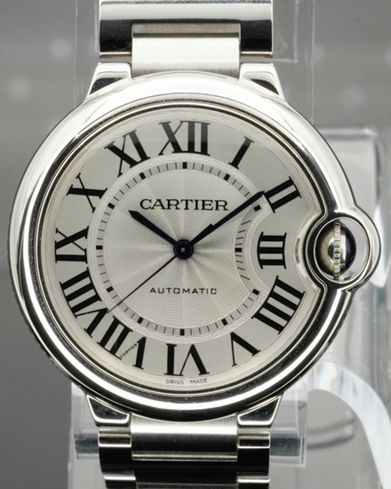 2020 Cartier Ballon Bleu 36MM Silver Dial Steel Bracelet (W6920046)