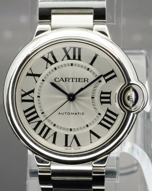 2020 Cartier Ballon Bleu 36MM Silver Dial Steel Bracelet (W6920046)