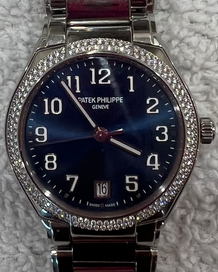 Patek Philippe Twenty-4 36MM Blue Dial Steel Bracelet (7300/1200A-001)