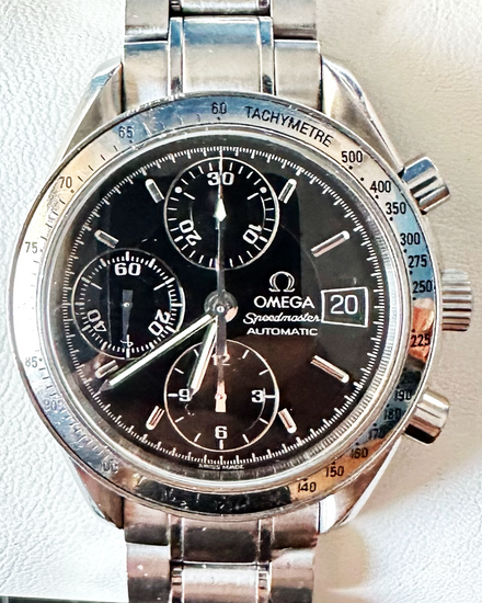 Omega Speedmaster Date 39MM Black Dial Steel Bracelet (3513.50.00)