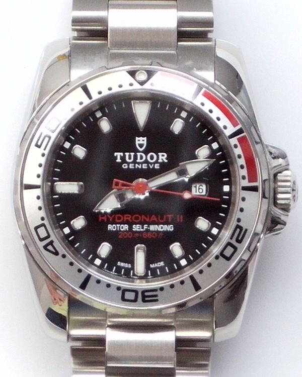 Tudor Hydronaut II 40MM Black Dial Steel Bracelet (24060)
