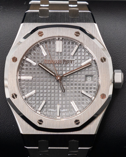 2022 Audemars Piguet Royal Oak "50th Anniversary" S.E. 37MM Grey Dial Steel Bracelet (15550ST.OO.1356ST.03)
