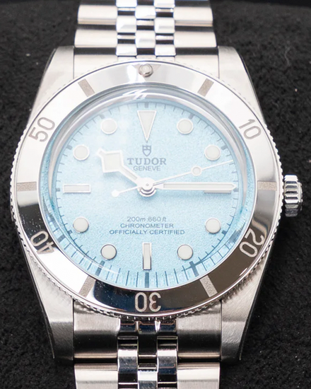 2025 Tudor Black Bay 54' "Lagoon Blue" 37MM Blue Dial Steel Bracelet (79000)