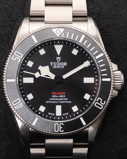 2025 Tudor Pelagos 39MM Black Dial Titanium Bracelet (25407N)