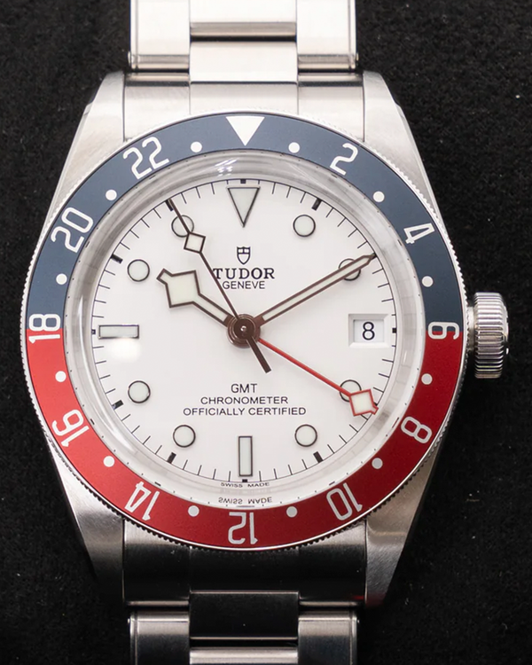 2025 Tudor Black Bay GMT "Pepsi" 41MM White Dial Steel Bracelet (79830RB)