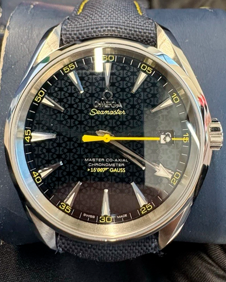 2016 Omega Seamaster Aqua Terra 150M "James Bond Spectre 007" L.E. 41.5MM Black Dial Leather Strap (231.10.42.21.03.004)