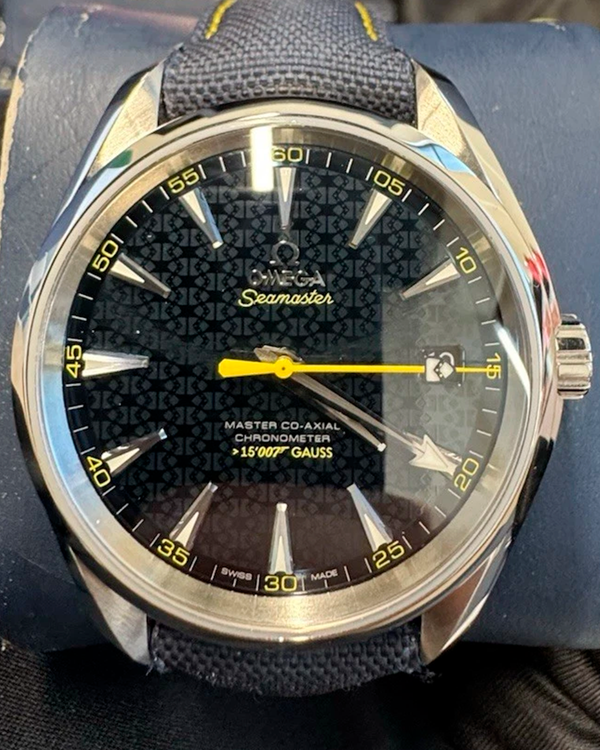 2016 Omega Seamaster Aqua Terra 150M "James Bond Spectre 007" L.E. 41.5MM Black Dial Leather Strap (231.10.42.21.03.004)