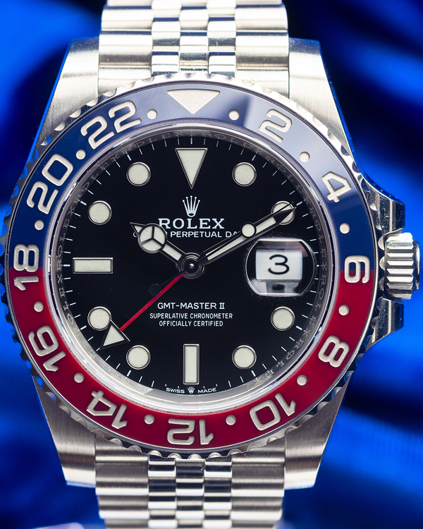 2020 Rolex GMT-Master II "Pepsi" 40MM Black Dial Jubilee Bracelet (126710BLRO)