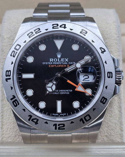 2019 Rolex Explorer II 42MM Black Dial Oyster Bracelet (216570)