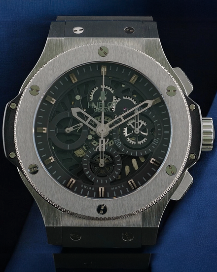 Hublot Big Bang Aero Bang L.E. 44MM Skeleton Dial Rubber Strap (310.KX.1140.RX)