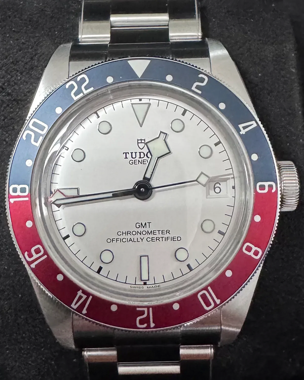 2025 Tudor Black Bay GMT Heritage "Pepsi" 41MM White Dial Steel Bracelet (79830RB)