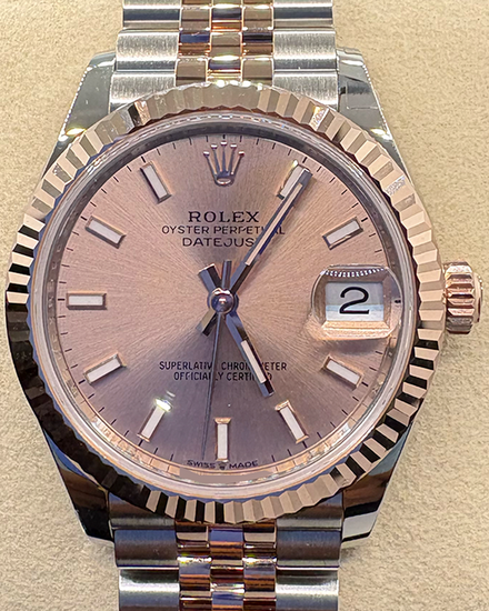 2025 Rolex Datejust 31MM Sundust Dial Two-Tone Jubilee Bracelet (278271)