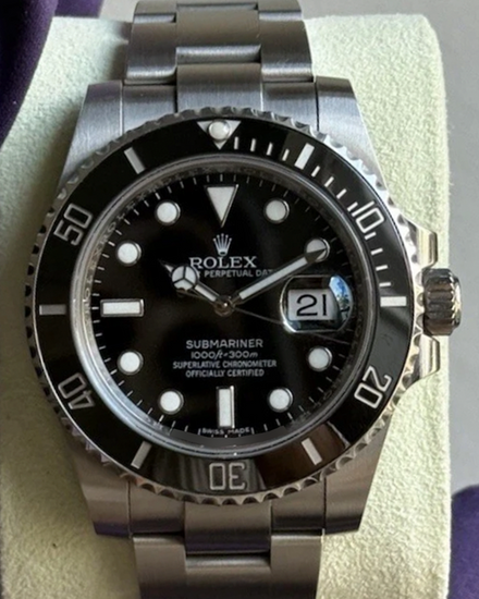 2020 Rolex Submariner Date 40MM Black Dial Oyster Bracelet (116610LN)