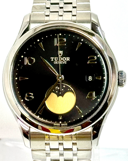 2025 Tudor 1926 Luna 39MM Black Dial Steel Bracelet (91560)