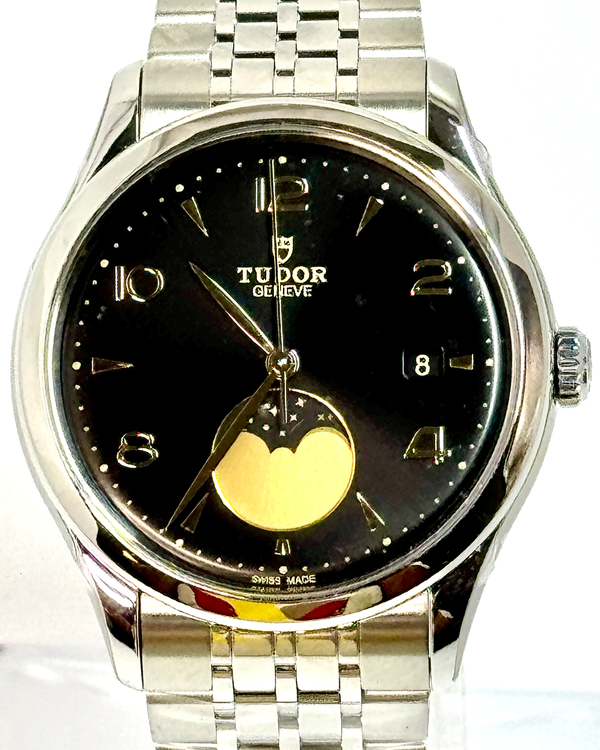 2025 Tudor 1926 Luna 39MM Black Dial Steel Bracelet (M91560-0003)