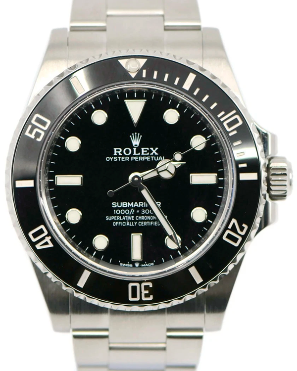 Rolex Submariner No-Date 41MM Black Dial Oyster Bracelet (124060)