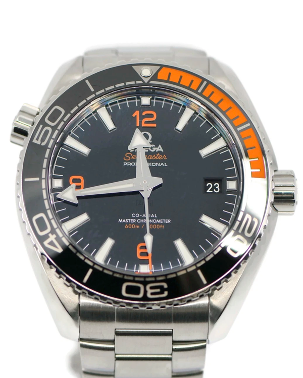 2022 Omega Seamaster Planet Ocean 600M 43.5MM Black Dial Steel Bracelet (215.30.44.21.01.002)