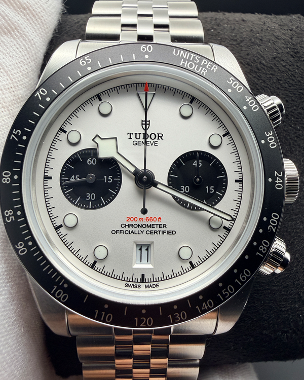 2025 Tudor Black Bay Chrono "Panda" 41MM White Dial Steel Bracelet (79360N)