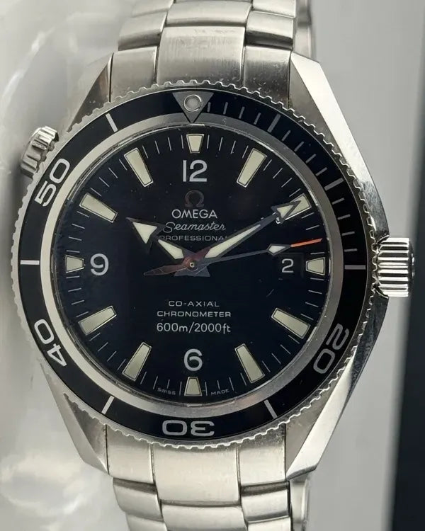 Omega Seamaster Planet Ocean 42MM Black Dial Steel Bracelet (2201.50.00)