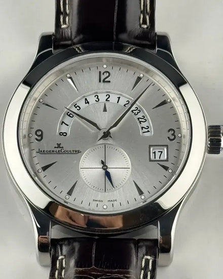 2006 Jaeger-LeCoultre Master Control Dualmatic L.E. 40.5MM Silver Dial Leather Strap (146.8.02)