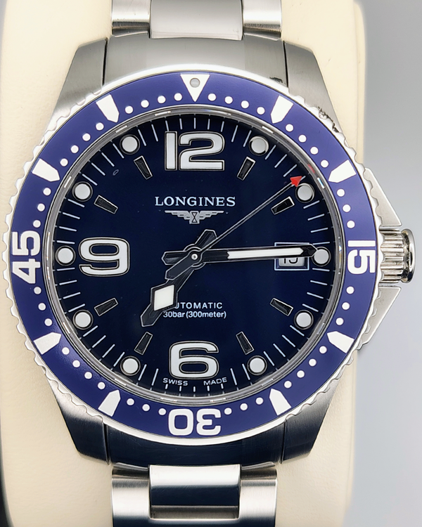 Longines HydroConquest 39MM Blue Dial Steel Bracelet (L3.741.4.96.6)