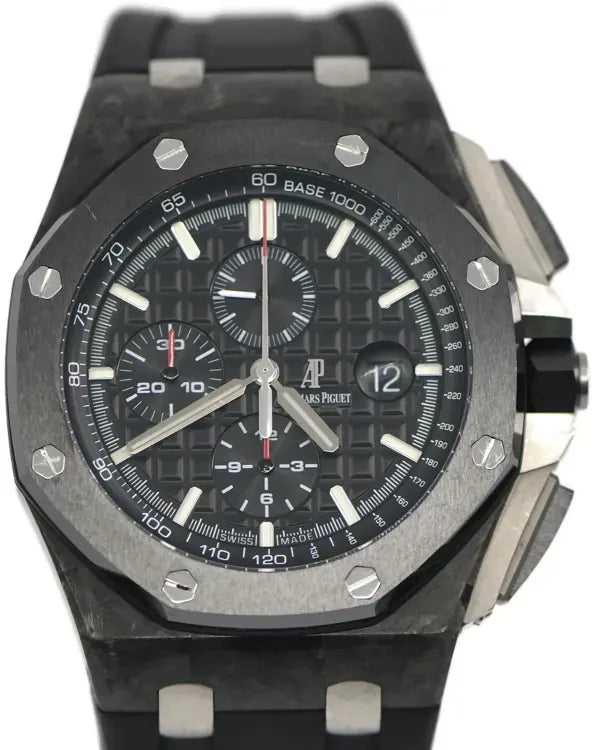 Audemars Piguet Royal Oak Offshore Chronograph 44MM Black Dial Rubber Strap (26400AU.OO.A002CA.01)