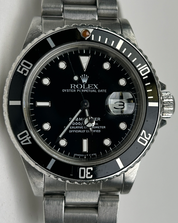 (HOLD) Rolex Submariner 40MM Black Dial Oyster Bracelet (16800)
