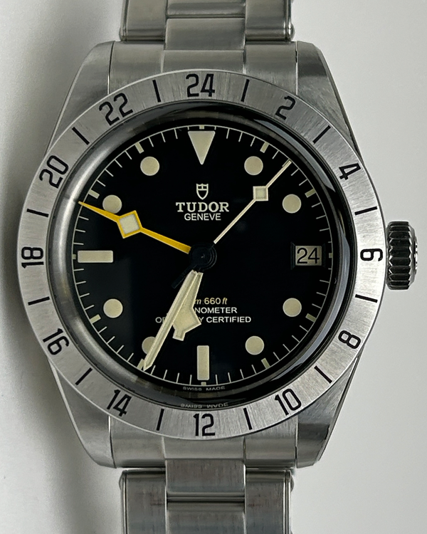 (HOLD) 2022 Tudor Black Bay Pro 39MM Black Dial Steel Bracelet (79470)