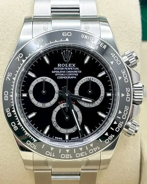2025 Rolex Cosmograph Daytona 40MM Black Dial Oyster Bracelet (126500LN)