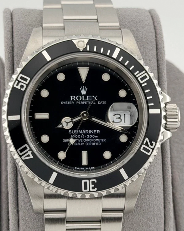2005 Rolex Submariner Date 40MM Black Dial Oyster Bracelet (16610)