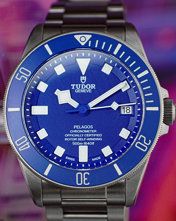 2018 Tudor Pelagos 42MM Blue Dial Titanium Bracelet (25600TB)