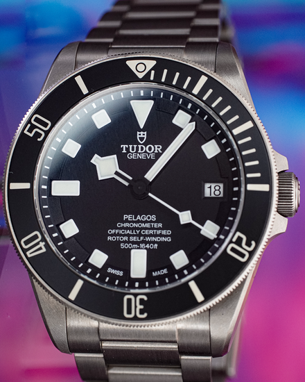 2021 Tudor Pelagos 42MM Black Dial Titanium Bracelet (25600TN)