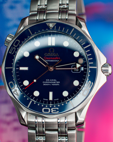 2020 Omega Seamaster Diver 300M 41MM Blue Dial Steel Bracelet (212.30.41.20.03.001)