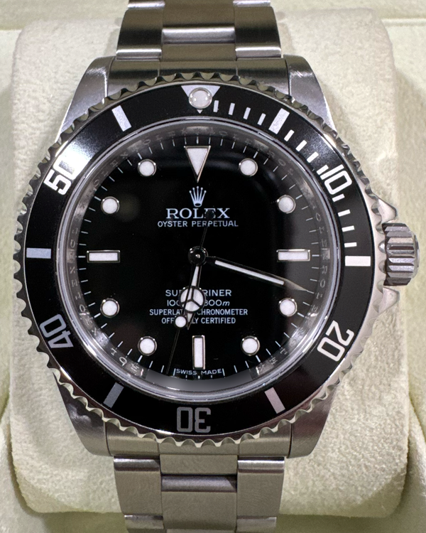 2012 Rolex Submariner No-Date 40MM Black Dial Oyster Bracelet (14060M)
