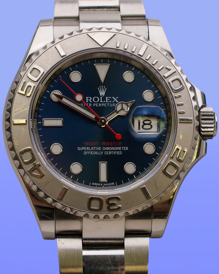 2016 Rolex Yacht-Master 40MM Blue Dial Oyster Bracelet (116622)